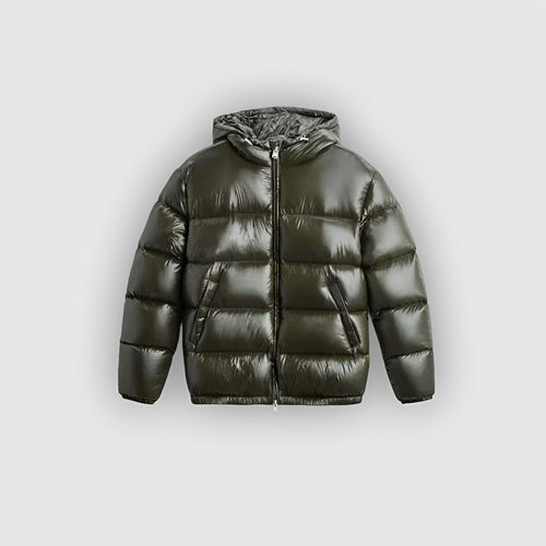 BANKZ GREEN PUFFER JACKE